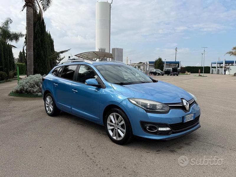 Usata Renault Mégane GrandTour 95 CV (69 kW) 2014 Blu Station wagon