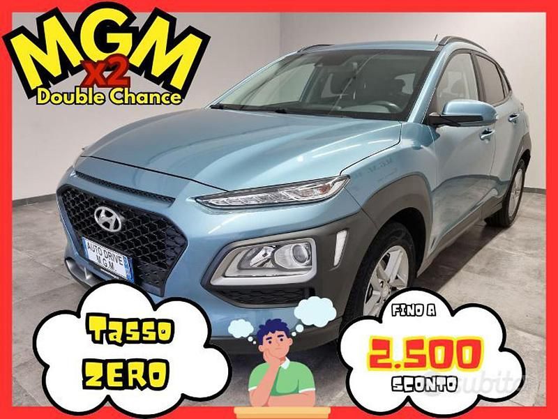Usata Hyundai Kona 120 CV (88 kW) 2020 Verde SUV