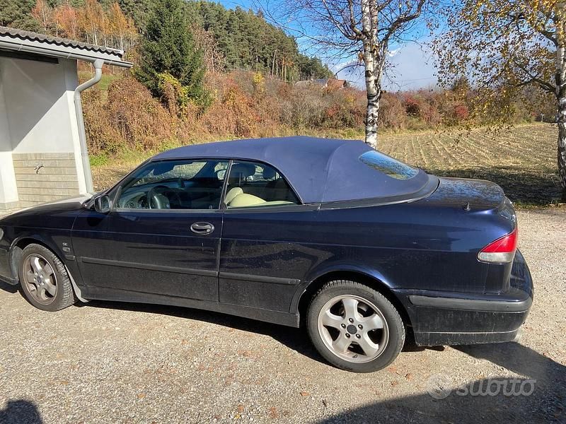 Usata Saab 9-3 Cabriolet 185 CV (136 kW) 2001 Blu Cabrio