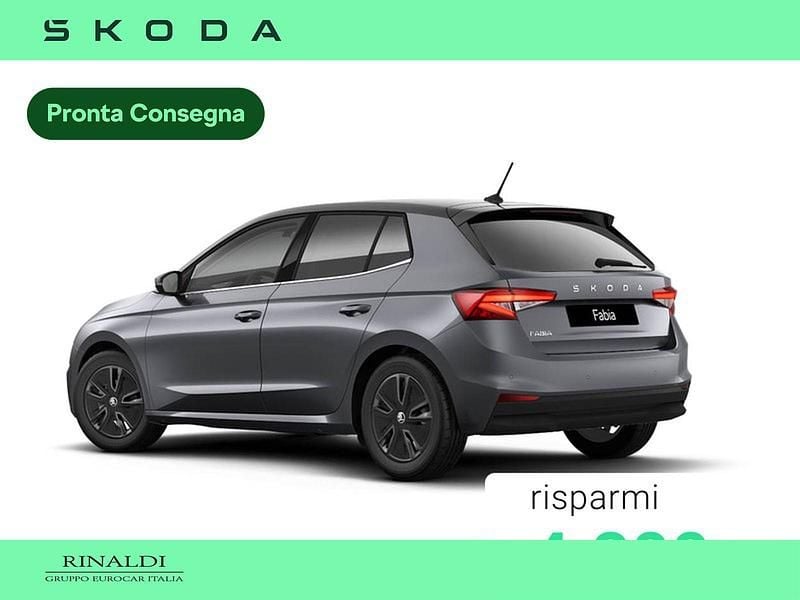 Nuova Skoda Fabia 116 CV (85 kW) 2026 Grigio graphite metallizzato nero tulipa Utilitaria