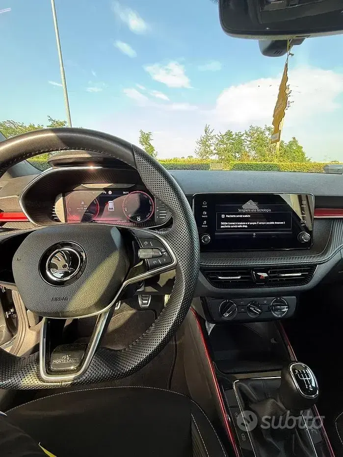 Usata Skoda Fabia Monte Carlo 80 CV (58 kW) 2024 Giallo Utilitaria