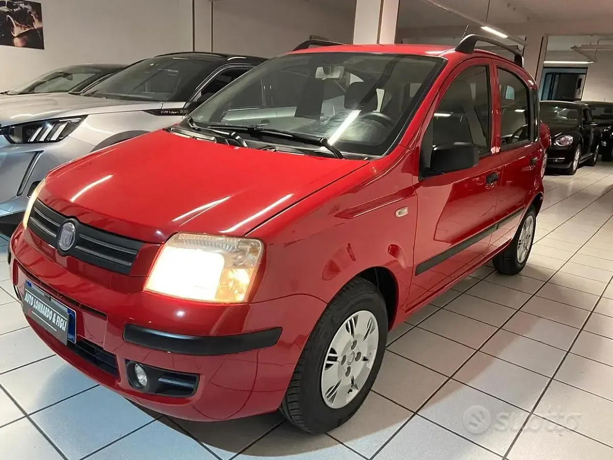 Usata Fiat Panda Dynamic 60 CV (44 kW) 2009 Rosso Utilitaria