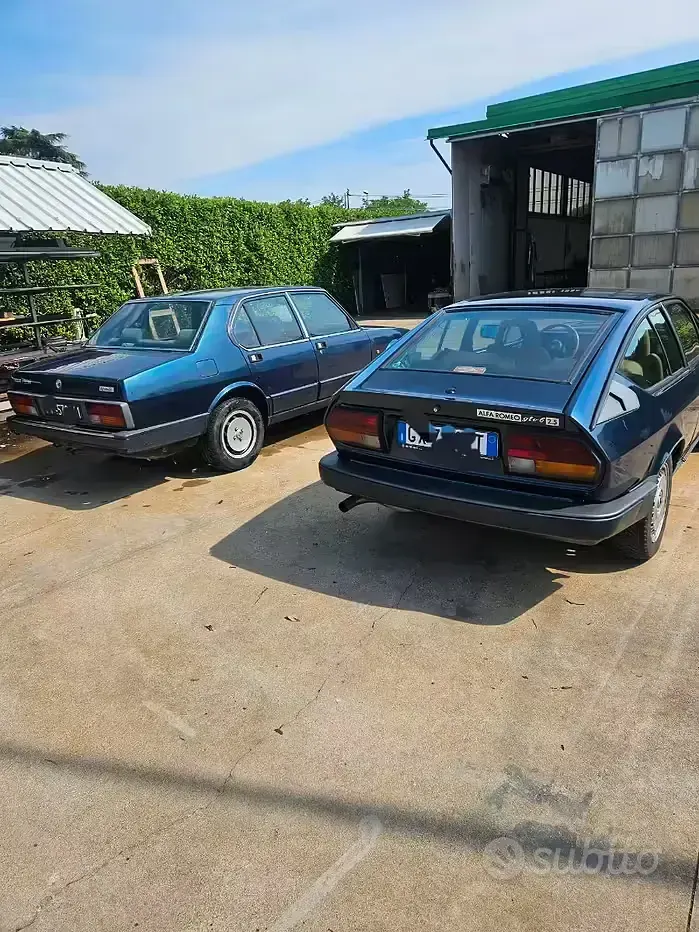 Usata Alfa Romeo Alfetta 1981 Bluazzurro