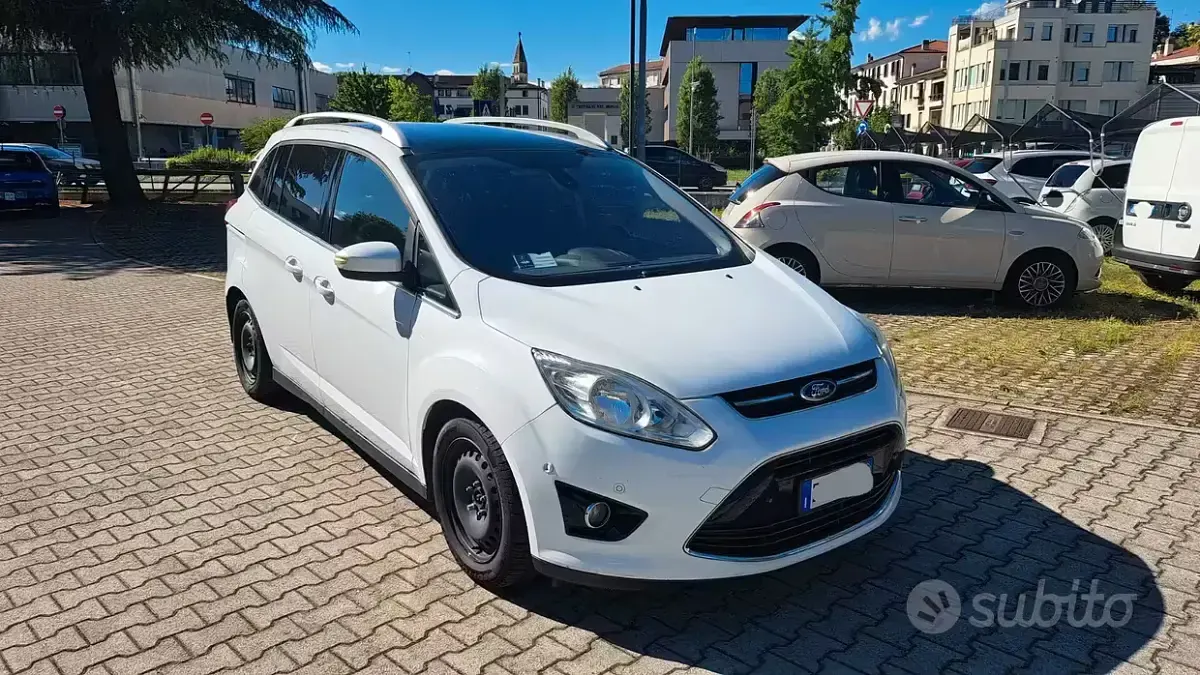 Gebraucht Ford C-MAX Titanium 116 PS (85 kW) 2011 Weiß Van / Kleinbus