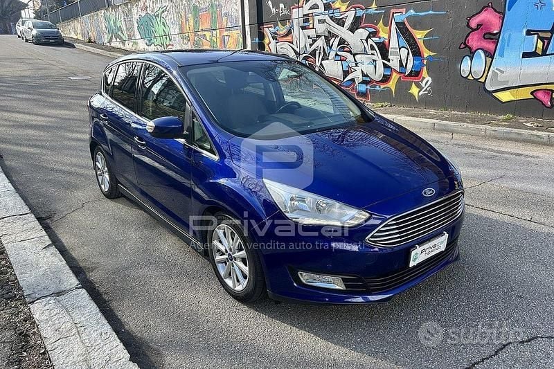 Usata Ford C-MAX Titanium 150 CV (110 kW) 2016 Blu Monovolume