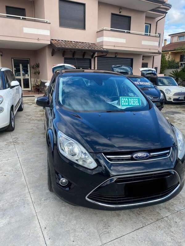 Nero Usata 2014 Ford C-MAX Titanium Monovolume | 5300 € (Buon prezzo) - Immagine 1/4