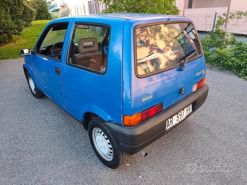 Usata Fiat Cinquecento 54 CV (39 kW) 1998 Blu Utilitaria