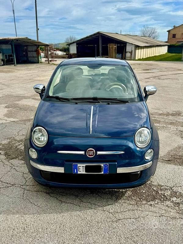 Usata Fiat 500 69 CV (50 kW) 2014 Blu Berlina