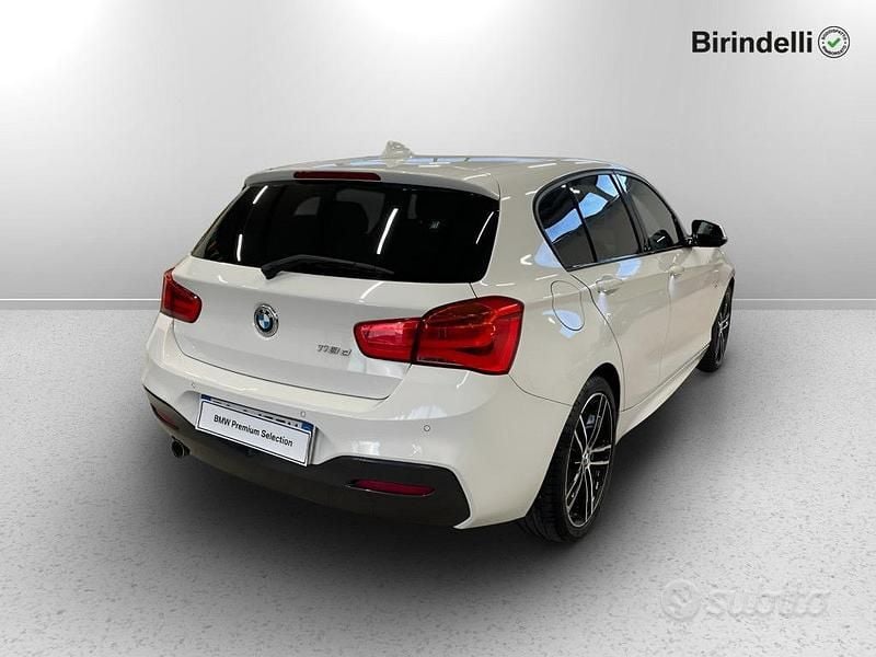 Usata BMW 118 M Sport 150 CV (110 kW) 2018 Alpinweiss iii pastello Utilitaria