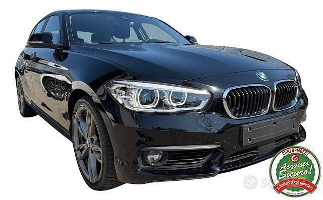 Usata BMW 118 Sport Line 136 CV (100 kW) 2019 Nero Utilitaria
