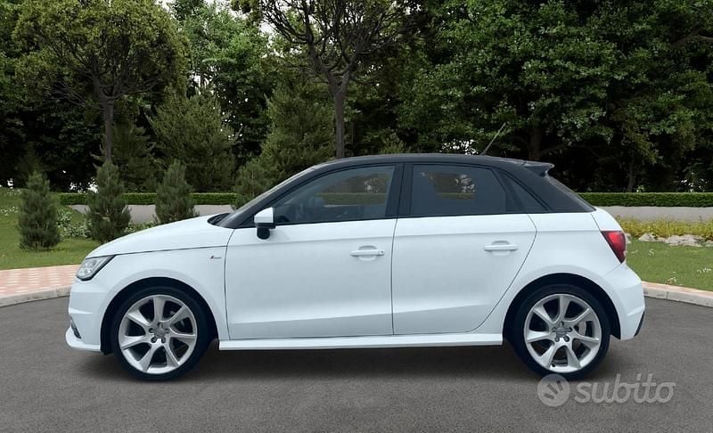 Usata Audi A1 S-Line 90 CV (66 kW) 2017 Bianco Utilitaria