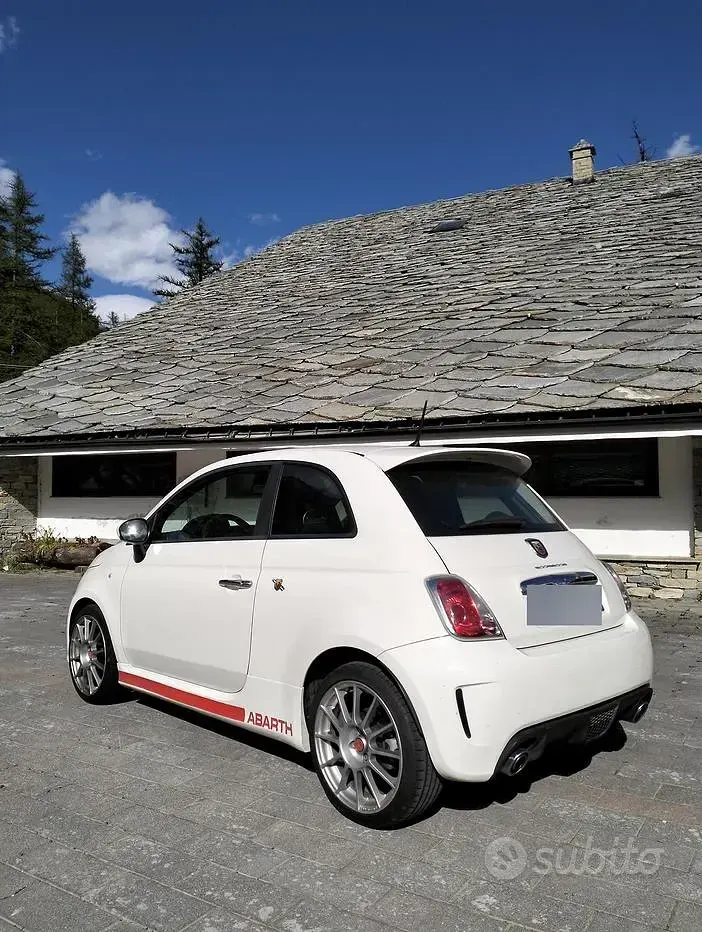 Usata Abarth 595 140 CV (102 kW) 2016 Bianco Berlina