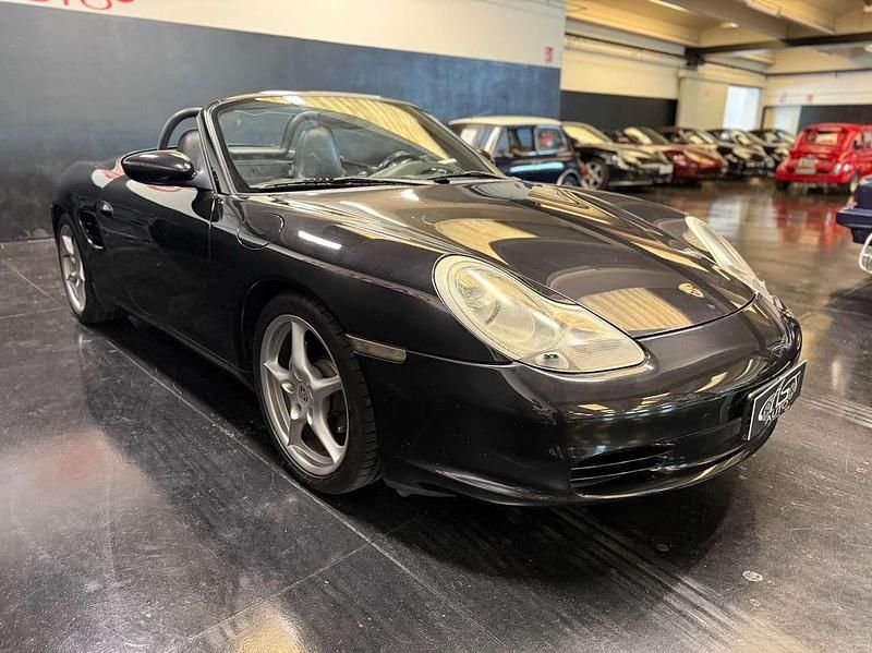 Gebraucht Porsche Boxster 228 PS (167 kW) 2003 Schwarz Cabrio