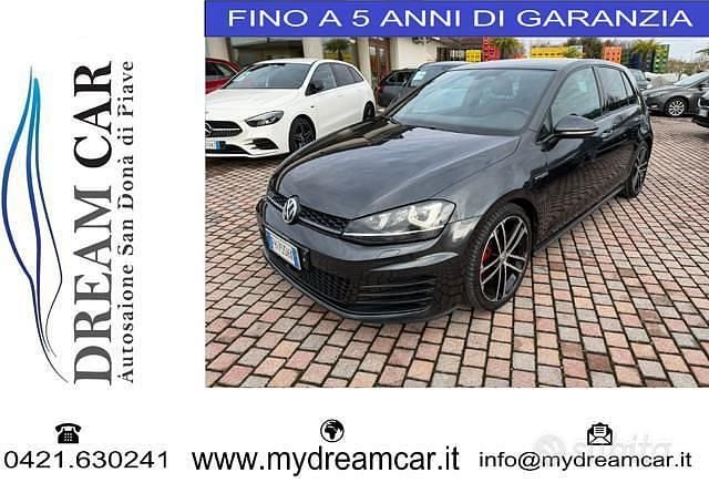 Usata VW Golf VII GTD 184 CV (135 kW) 2017 Grigio Berlina