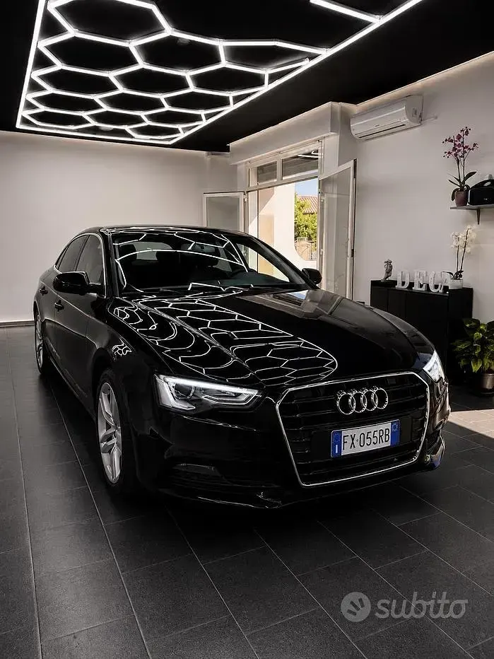 Usata Audi A5 Advanced 177 CV (130 kW) 2014 Nero Coupé
