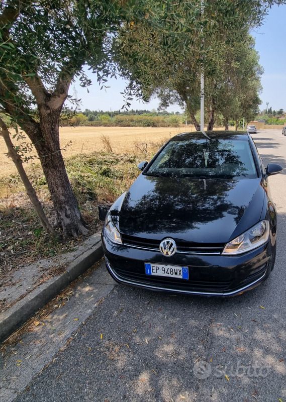 Usata VW Golf VII 110 CV (80 kW) 2013 Nero Berlina