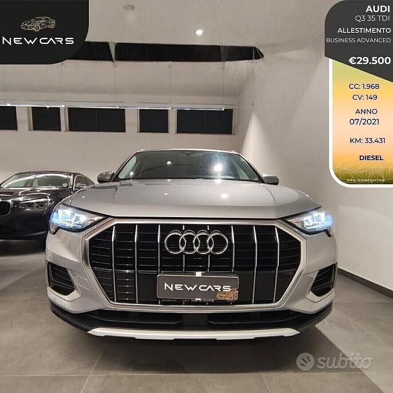 Usata Audi Q3 Advanced 150 CV (110 kW) 2021 Grigio SUV