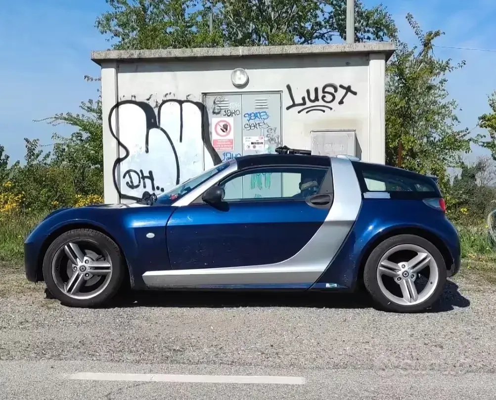 Begagnad Smart Roadster 82 HK (60 kW) 2004 Blå Sportkupé