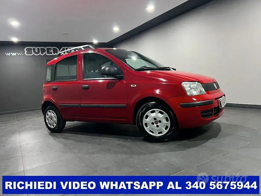 Usata Fiat Panda Dynamic 69 CV (50 kW) 2012 Rosso Utilitaria