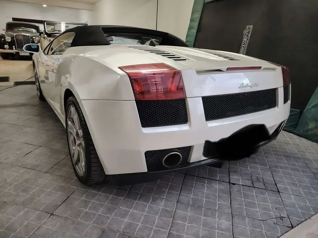 Usata Lamborghini Gallardo 519 CV (381 kW) 2006 Bianco Cabrio