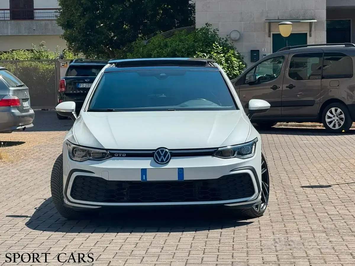 Usata VW Golf VIII GTD 200 CV (147 kW) 2022 Bianco Berlina
