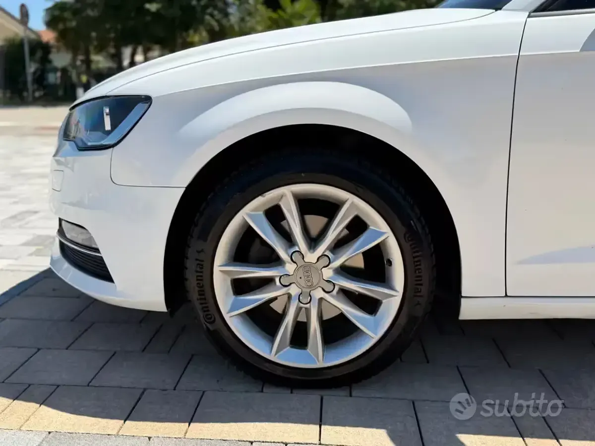 Usata Audi A3 Ambition 110 CV (80 kW) 2016 Bianco Berlina