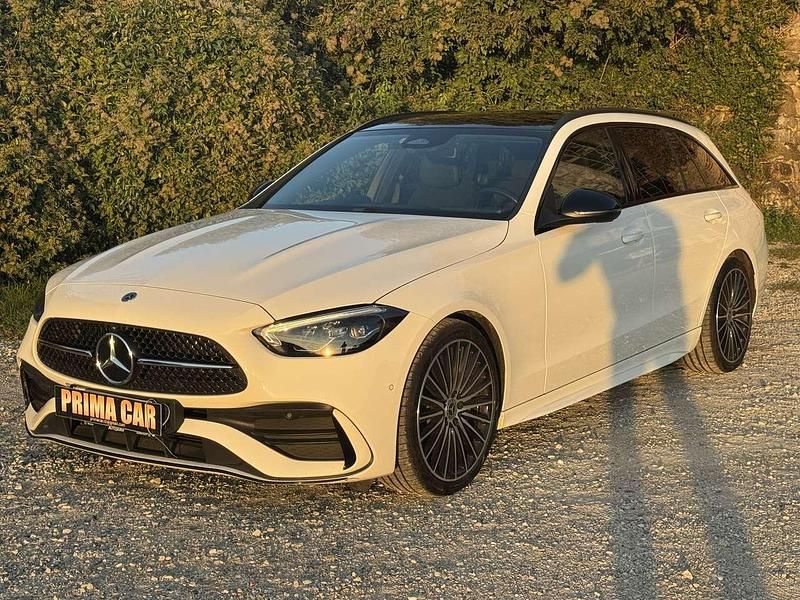 Gebraucht Mercedes C220 AMG Line Premium Plus 200 PS (147 kW) 2024 Weiß Kombi