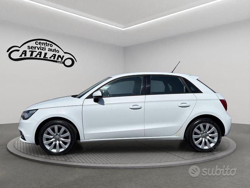 Usata Audi A1 Sportback S-Line 90 CV (66 kW) 2014 Bianco Utilitaria