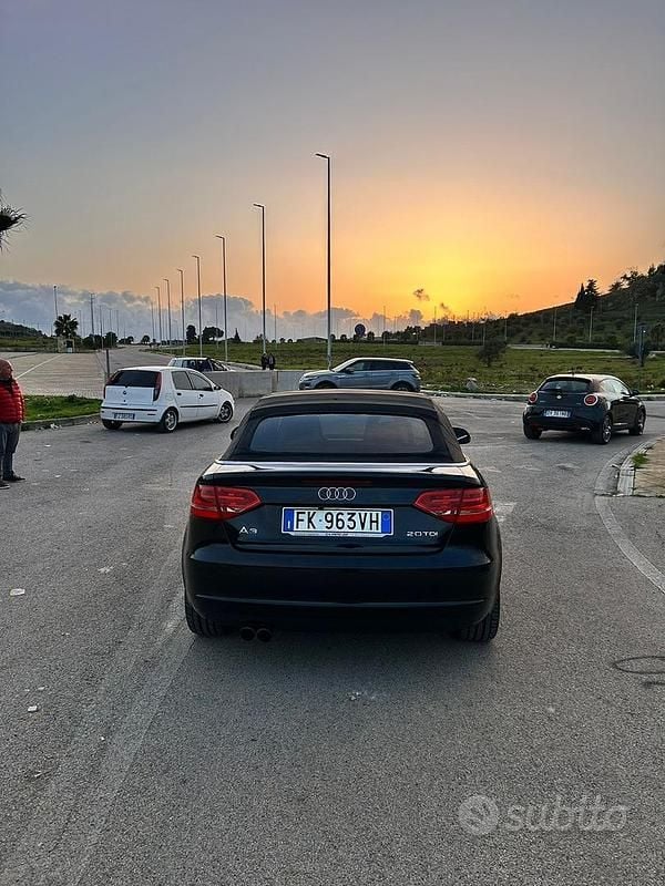 Usata Audi A3 Cabriolet 2008 Nero Cabrio