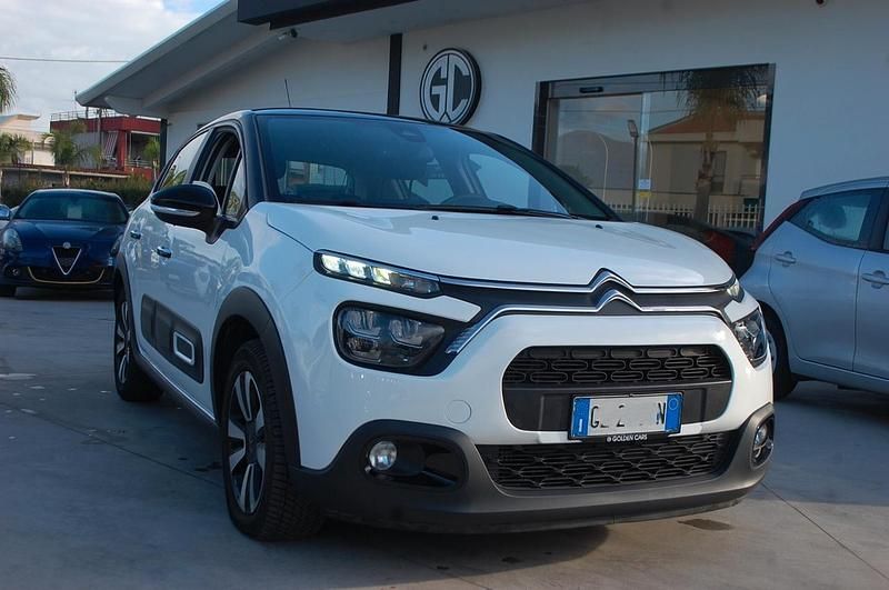 Bianco Usata 2022 Citroën C3 PureTech Due volumi | 13.500 € (Buon prezzo) - Immagine 1/4