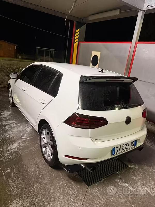 Usata VW Golf VII 115 CV (84 kW) 2019 Bianco Berlina