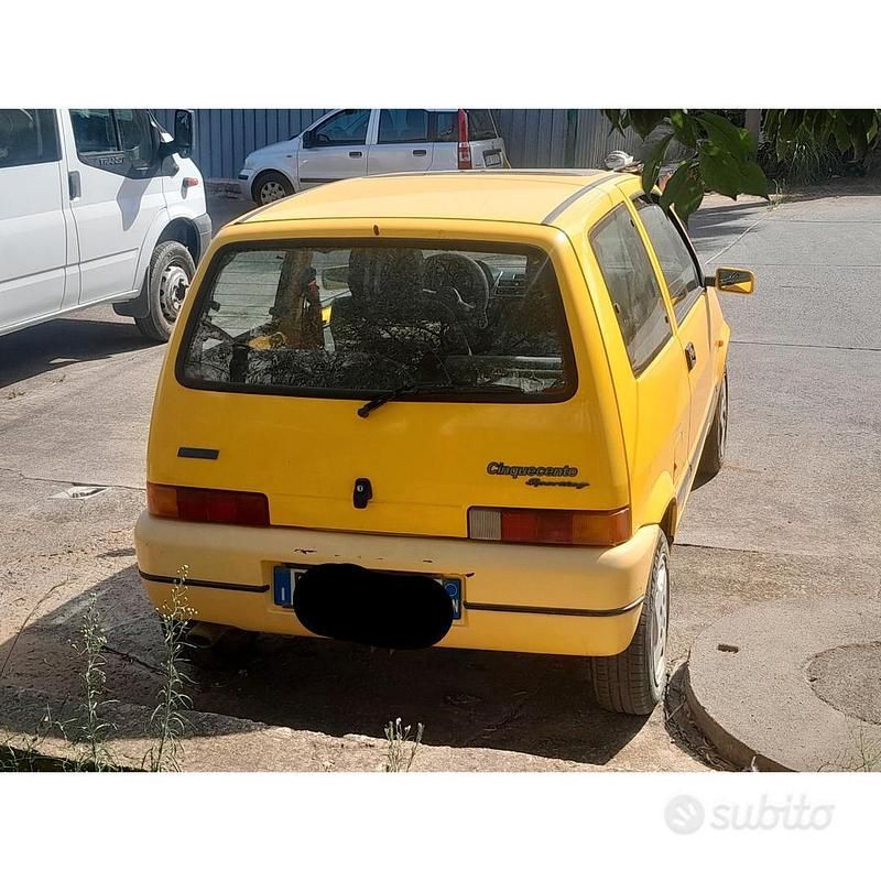 Usata Fiat 500 54 CV (39 kW) 1995 Giallo Berlina