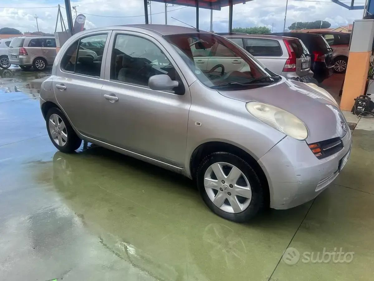Usata Nissan Micra Acenta 65 CV (47 kW) 2004 Grigio Utilitaria