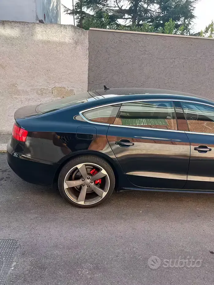 Usata Audi A5 S-Line 190 CV (139 kW) 2017 Nero Coupé