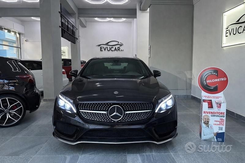 Usata Mercedes C220 Premium 170 CV (125 kW) 2017 Nero Coupé