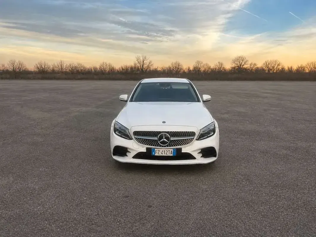 Brugt Mercedes C300 Premium 245 HK (180 kW) 2019 Hvid Sedan