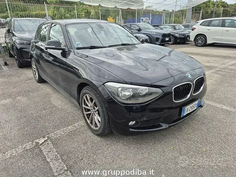 Usata BMW 114 Efficient Dynamics 95 CV (69 kW) 2014 Nero Utilitaria