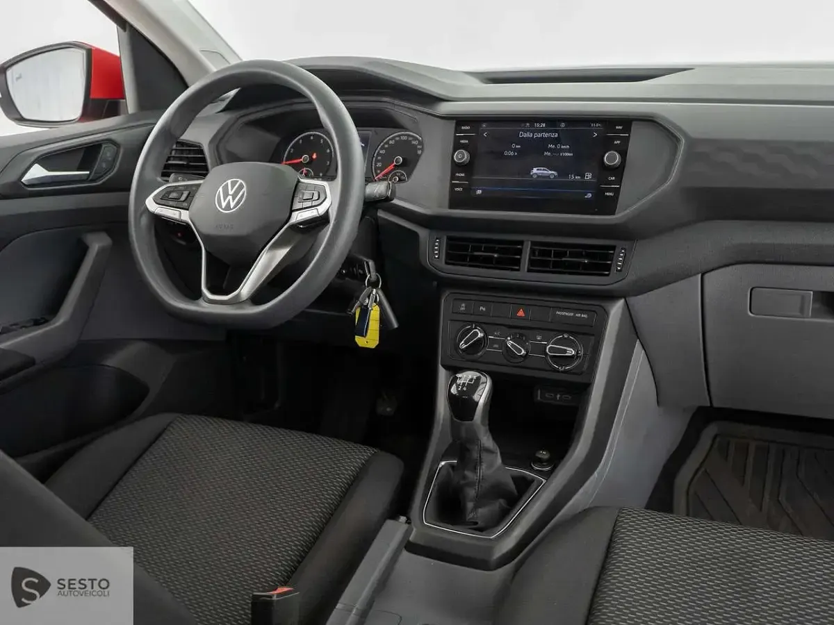 Usata VW T-Cross 95 CV (69 kW) 2021 Rosso SUV