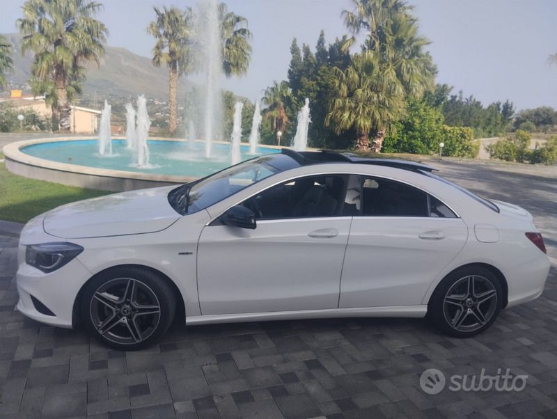 Usata Mercedes CLA200 136 CV (100 kW) 2013 Bianco Coupé