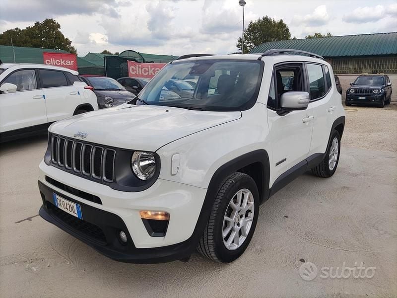 Bianco Usata 2022 Jeep Renegade Limited SUV | 19.900 € (Ottimo prezzo) - Immagine 1/4