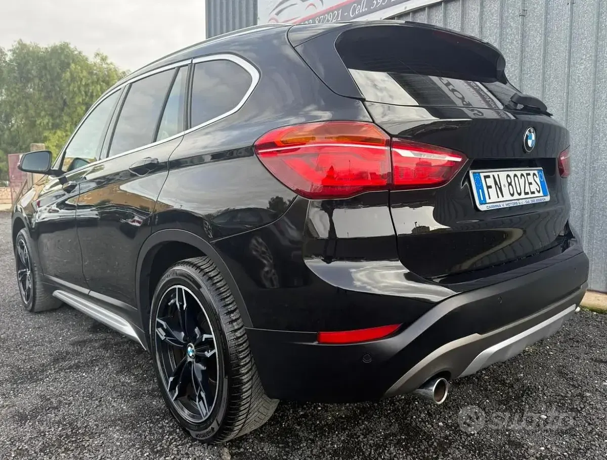 Usata BMW X1 Advantage 150 CV (110 kW) 2018 Nero SUV