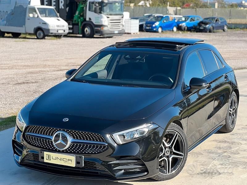 Usata Mercedes A200 Premium Plus 150 CV (110 kW) 2020 Nero Berlina
