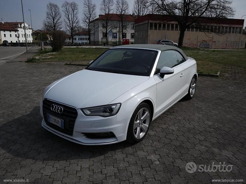 Usata Audi A3 Cabriolet 2015 Bianco Cabrio