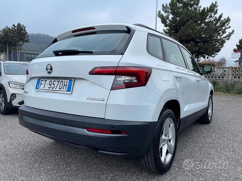 Usata Skoda Karoq Executive 116 CV (85 kW) 2018 Bianco SUV