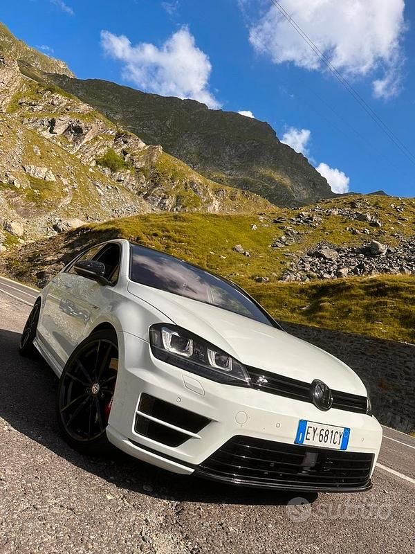Usata VW Golf VII R 300 CV (220 kW) 2016 Bianco Berlina