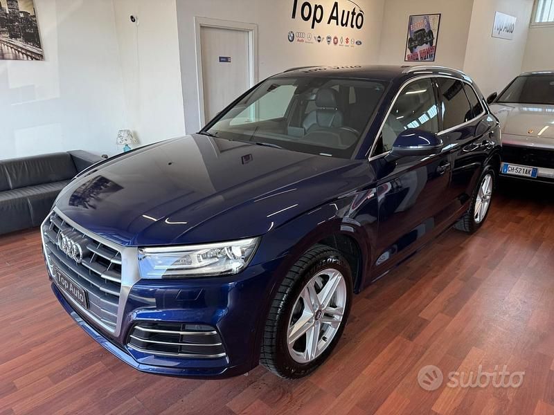 Usata Audi Q5 S-Line 190 CV (139 kW) 2019 Blu SUV