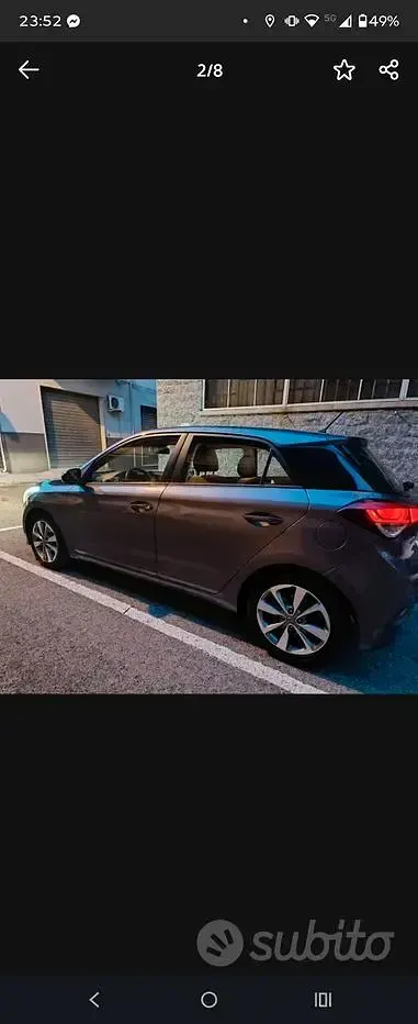 Usata Hyundai i20 75 CV (55 kW) 2016 Marrone Berlina