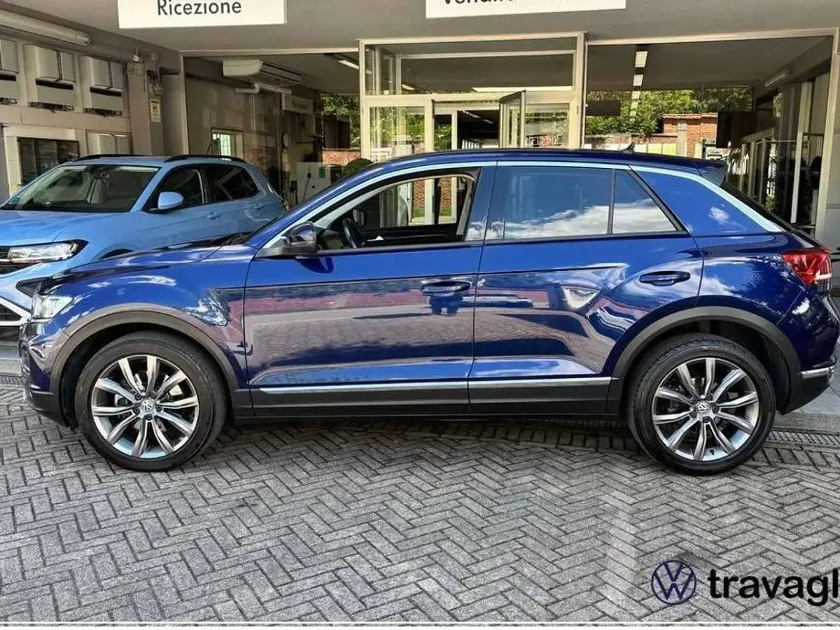 Usata VW T-Roc Advance 150 CV (110 kW) 2019 Atlantic blu met SUV