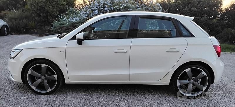 Usata Audi A1 S-Line 86 CV (63 kW) 2014 Bianco Utilitaria