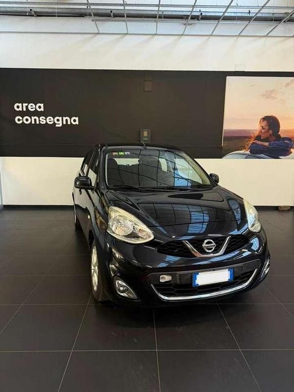 Nero Usata 2015 Nissan Micra Acenta Tre volumi | 9490 € (Molto cara) - Immagine 1/4